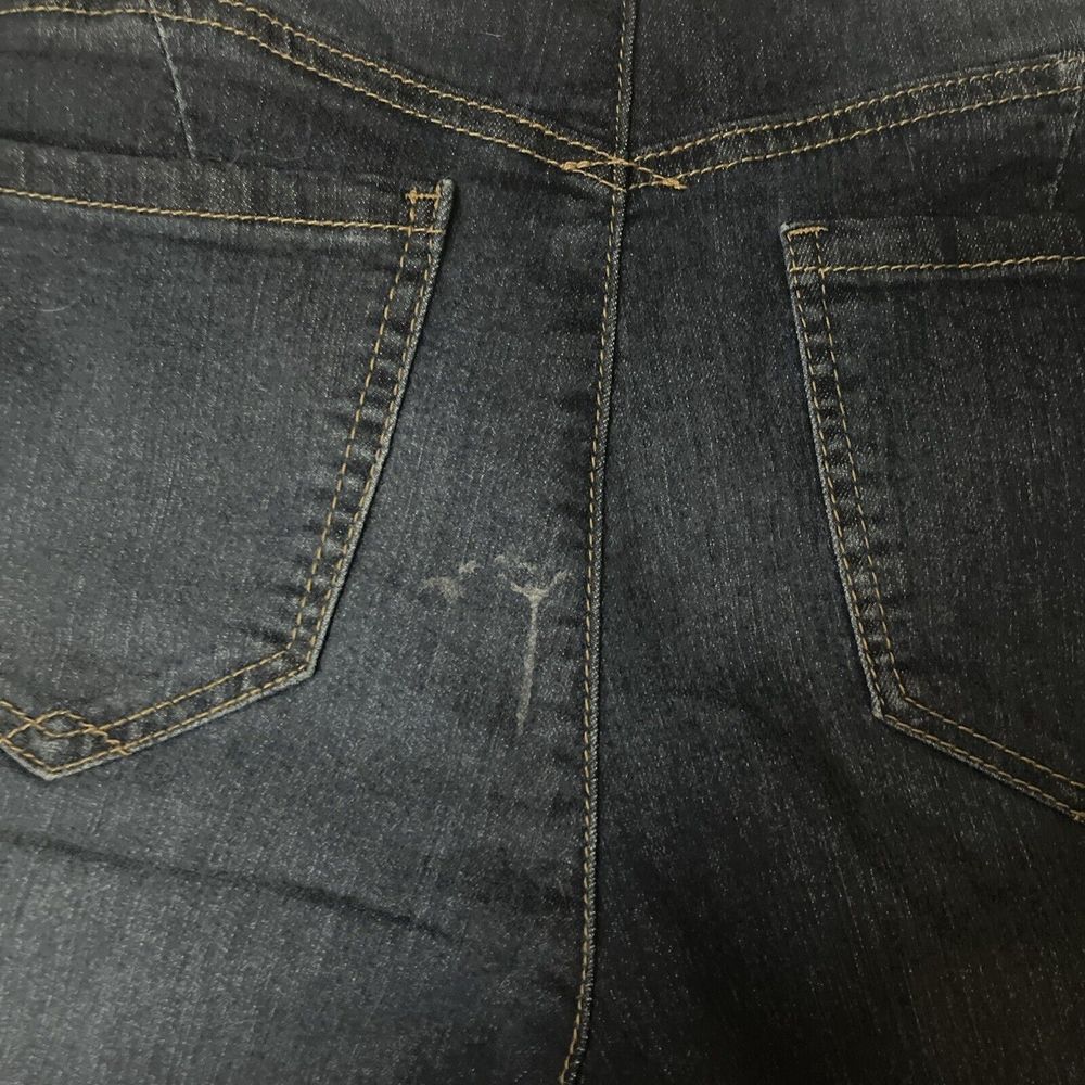 Democracy Dark Wash Blue Jean Shorts - Picture 6 of 8